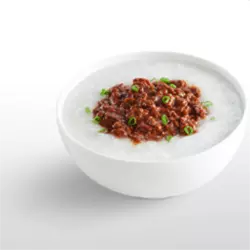 Plant-Based Minced Meat Porridge